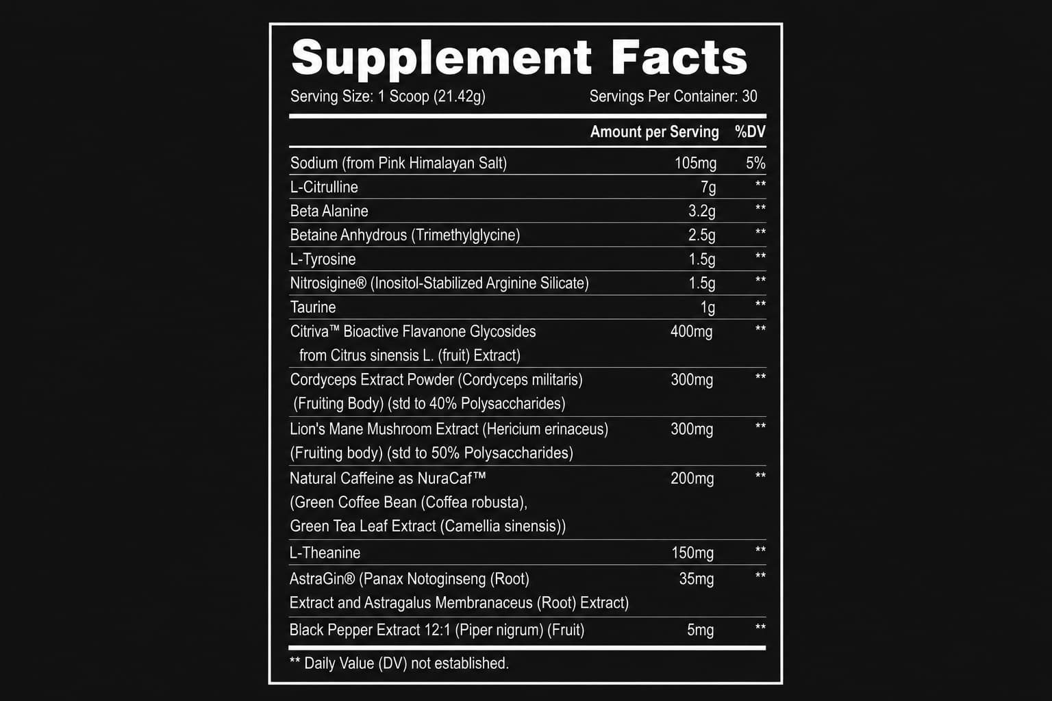 Pre-Workout - SAUCE gallery image 2